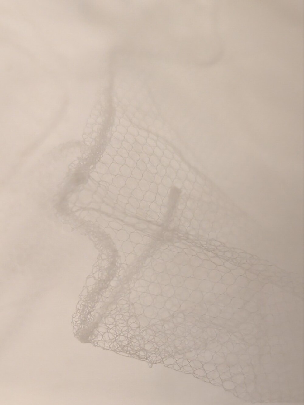 Vintage Bridal Veil And Lace Pouch Purse Wedding Accessories 70s - 80s - Picture 9 of 9